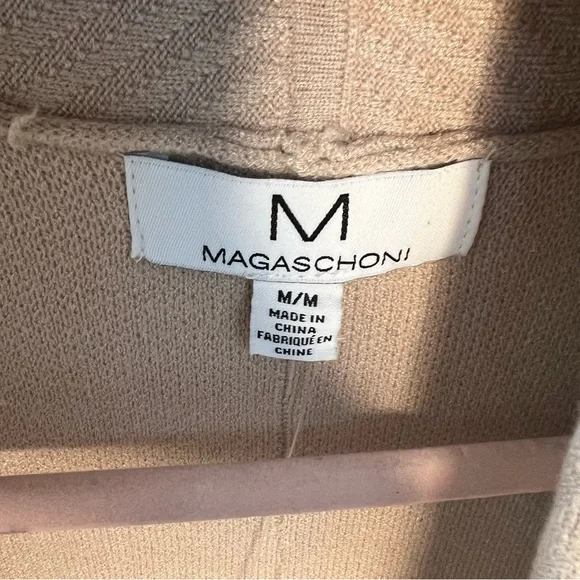 Magaschoni Beige Women's Cardigan, Size: M - Picture 6 of 10